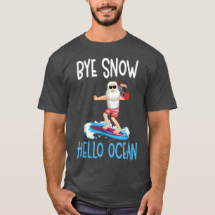 Door Snowflakes Hallo Oceanchristmas in juli T-shirt