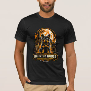 Door spookhuis goedgekeurde beveiliging Franse Bul T-shirt