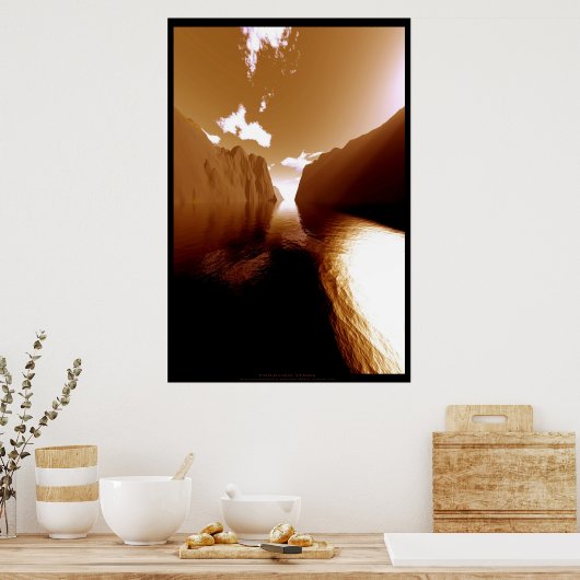 Door steen poster (Keuken)