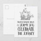 Door Stormy Zeeen Celebrate Life's Reis Briefkaart (Voorkant / Achterkant)