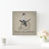 Door:sturen met de  fiets van het Vertrouwen Vierkante Klok (Huis)