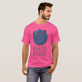 Door tijd en ruimte t-shirt (Voorkant volledig)