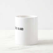 Door tijger bloed gevoed koffiemok (Center)