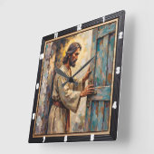 Door to Grace: A Timeless Call Vierkante Klok (Hoek)