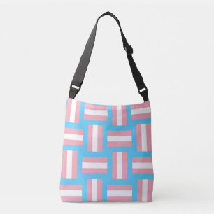 Door Trans Pride geïnspireerde Canvas tas