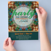Door Tribe-partij gereed gemaakte gebeurtenisbroch Flyer (Hand)