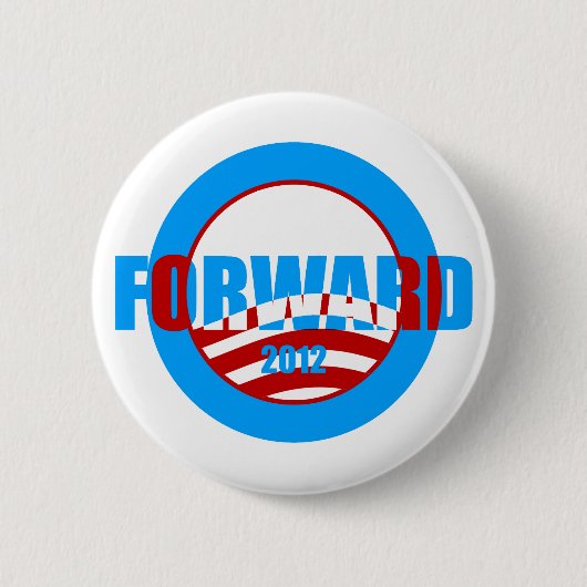 door:v. 2012 obama ronde button 5,7 cm (Voorkant)