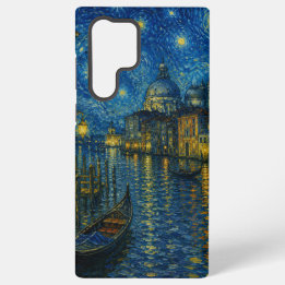 Door Van Gogh geïnspireerde Venetiaanse kanaal bij Samsung Galaxy Hoesje