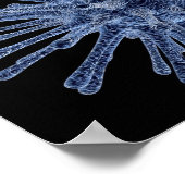 Door virussen geïnfecteerde cel poster (Hoek)