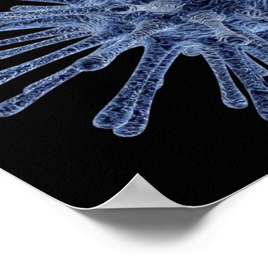 Door virussen geïnfecteerde cel poster (Hoek)