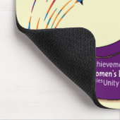 Door vrouwen geïnspireerde Internationale Dag Muismat (Hoek)