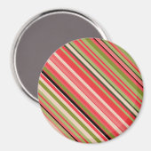 Door watermeloenen geïnspireerde strips magneet (Voorkant / Achterkant)