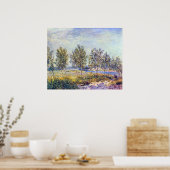 Door weduwe door Alfred Sisley Poster (Keuken)