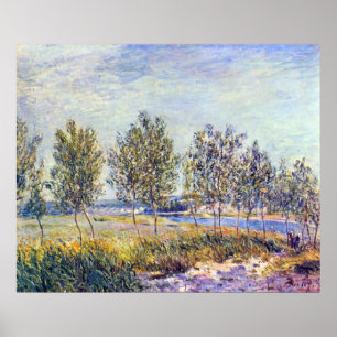 Door weduwe door Alfred Sisley Poster