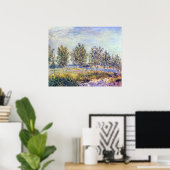 Door weduwe door Alfred Sisley Poster (Thuiskantoor)