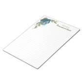 Door wijnstok gekust teruggetrokken Notitieblok (Schuin)