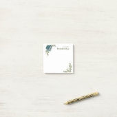 door wijnstokken gezoende retraite post-it® notes (Op bureau)
