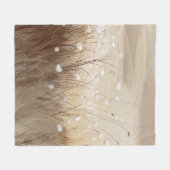 Door wind geteisterde wilde bloemen #1 fleece deken (Voorkant (Horizontaal))