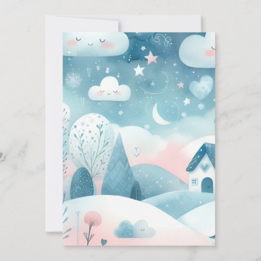 Door Wood White Olifant Verjaardag 1e Verjaardag Kaart (Achterkant)