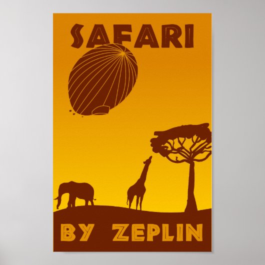 Door Zeplin. Poster (Voorkant)