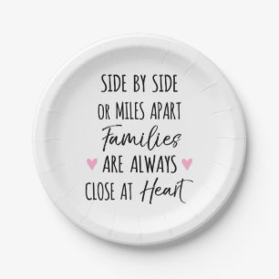 Door zij of Miles Afzonderlijke Families zijn dich Papieren Bordje