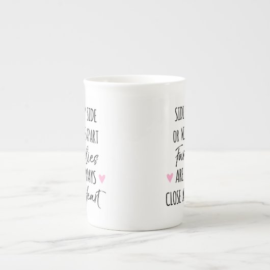 Door zij of Miles Afzonderlijke Families zijn dich Porselein Kop (Voorkant)