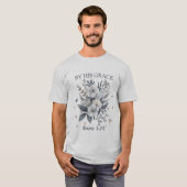 Door Zijn genade - Christelijk T-shirt (Voorkant volledig)