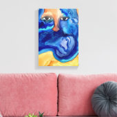 "Door Zijn Ogen" Canvas Print Melanie Allison | (Insitu (Woonkamer))