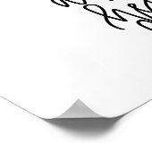 Door zijn wonden zijn we hegenaamd kalligrafie wan poster (Hoek)