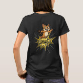 Door Zooms Geactiveerd Grappige Kat Meme Design T-shirt (Achterkant)