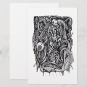 Doorboord, door Brian Benson Briefpapier (Voorkant / Achterkant)