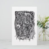 Doorboord, door Brian Benson Briefpapier (Staand voorkant)