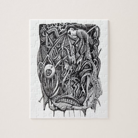 Doorboord, door Brian Benson Legpuzzel (Verticaal)