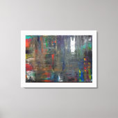 Doorboren van de schemering canvas afdruk (Voorkant)