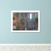 Doorboren van de schemering canvas afdruk (Insitu (Houten vloer))