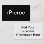 Doorborend Visitekaartje (Voorkant / Achterkant)