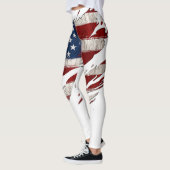 Doorbraak Amerikaanse vlag Leggings (Links)