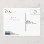 Doorbraak bij Cocoa Dankkaart Briefkaart (Achterkant)