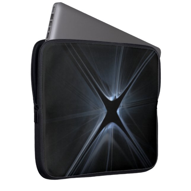 Doorbraak fractaal laptop sleeve (Voorkant Rechts)