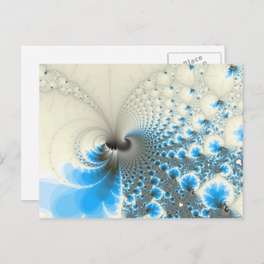 Doorbraak - Fractal Art Briefkaart (Voorkant / Achterkant)
