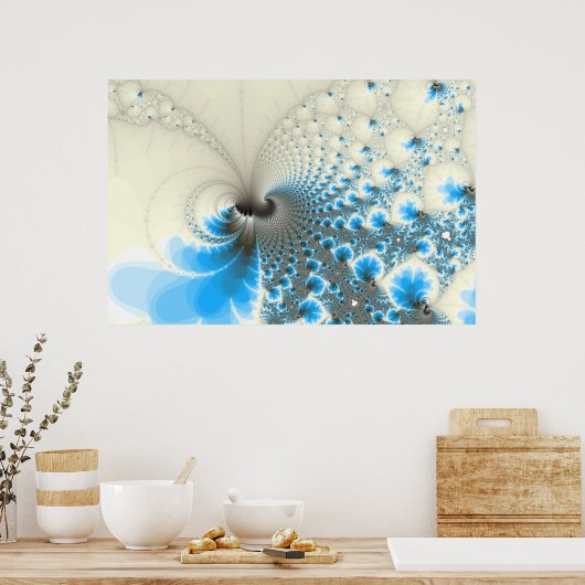 Doorbraak - Fractal Art Poster (Keuken)