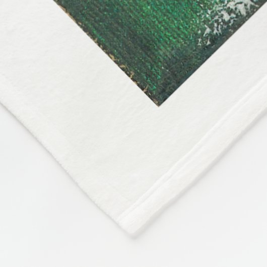 "Doorbraak" kunst fleece deken (Hoek)