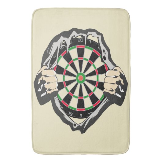 Doorbraak naar de Bullseye – Ultimate Dartboard Badmat (Voorkant Verticaal)
