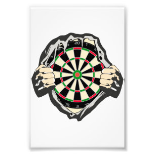 Doorbraak naar de Bullseye – Ultimate Dartboard Foto Afdruk