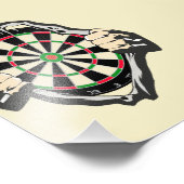Doorbraak naar de Bullseye – Ultimate Dartboard Foto Afdruk (Hoek)