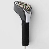Doorbraak naar de Bullseye – Ultimate Dartboard Golfheadcover (Schuin)