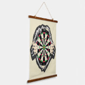 Doorbraak naar de Bullseye – Ultimate Dartboard Hangend Wandkleed (Gebogen)