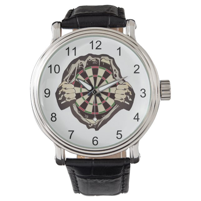 Doorbraak naar de Bullseye – Ultimate Dartboard Horloge (Voorkant)