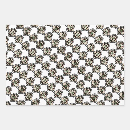 Doorbraak naar de Bullseye – Ultimate Dartboard Inpakpapier Vel (Voorkant 3)