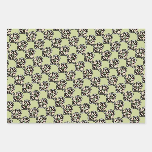 Doorbraak naar de Bullseye – Ultimate Dartboard Inpakpapier Vel (Voorkant 2)